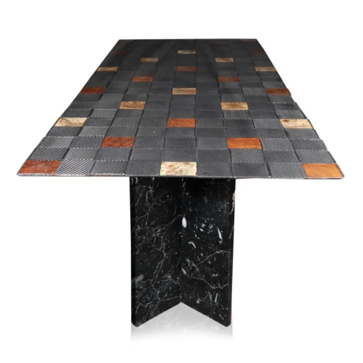 TecknoMonster - Kagrande 8 - Aeronautical Carbon Fiber Board and Double Marble Base Table - Avvenice^ Furniture | Furnishings
