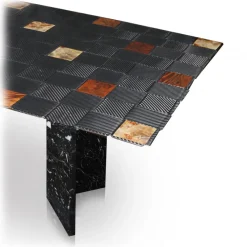 TecknoMonster - Kagrande 8 - Aeronautical Carbon Fiber Board and Double Marble Base Table - Avvenice^ Furniture | Furnishings
