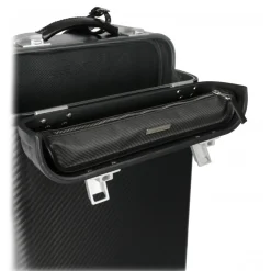 TecknoMonster - Pamana Small - Aeronautical Carbon Fibre and TKSS Bulletproof Panel Trolley Suitcase - Avvenice