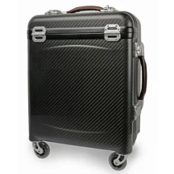 TecknoMonster - Pamana Small - Aeronautical Carbon Fibre and TKSS Bulletproof Panel Trolley Suitcase - Avvenice