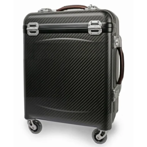 TecknoMonster - Pamana Small - Aeronautical Carbon Fibre and TKSS Bulletproof Panel Trolley Suitcase - Avvenice