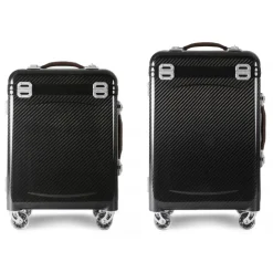 TecknoMonster - Pamana Small - Aeronautical Carbon Fibre and TKSS Bulletproof Panel Trolley Suitcase - Avvenice