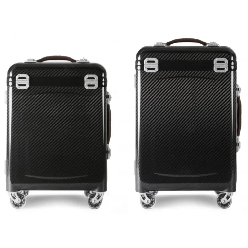 TecknoMonster - Pamana Small - Aeronautical Carbon Fibre and TKSS Bulletproof Panel Trolley Suitcase - Avvenice