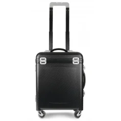 TecknoMonster - Pamana Small - Aeronautical Carbon Fibre and TKSS Bulletproof Panel Trolley Suitcase - Avvenice