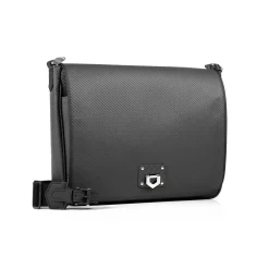 TecknoMonster - Peak Pat Messenger Bag in Carbon Fiber - Black Carpet Collection - Avvenice^ Bags & Trolley | Bags
