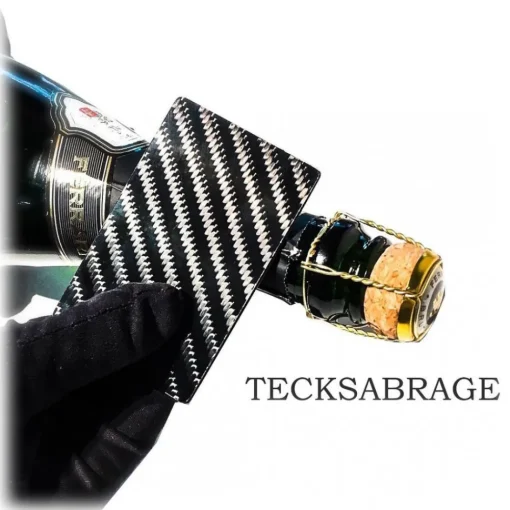 TecknoMonster - Tecksabrage & Cardcase - Black - Aeronautical and Titanium Carbon Fiber Saber - Black Carpet Collection - Avvenice^ Bags & Trolley | Accessories