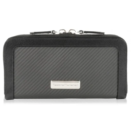 TecknoMonster - Trippy S - Aeronautical Carbon Fibre and Saffiano Leather Cluch Bag - Avvenice