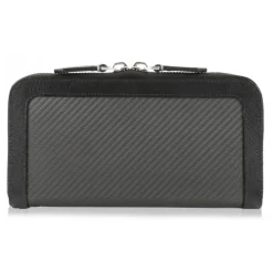 TecknoMonster - Trippy S - Aeronautical Carbon Fibre and Saffiano Leather Cluch Bag - Avvenice