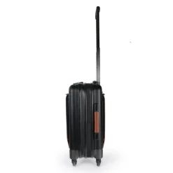 TecknoMonster - Trolley Akille Flap Brown in Carbon Fiber - Aeronautical Carbon Trolley Suitcase - Avvenice