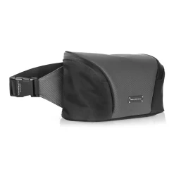 TecknoMonster - Zuppy Waist Bag in Carbon Fiber and Alcantara® - Black Carpet Collection - Avvenice^ Bags & Trolley | Bags