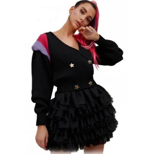 Teen Idol - Adhara Cardigan - Black - Jackets - Teen-Ager - Luxury Exclusive Collection - Avvenice^ Jackets