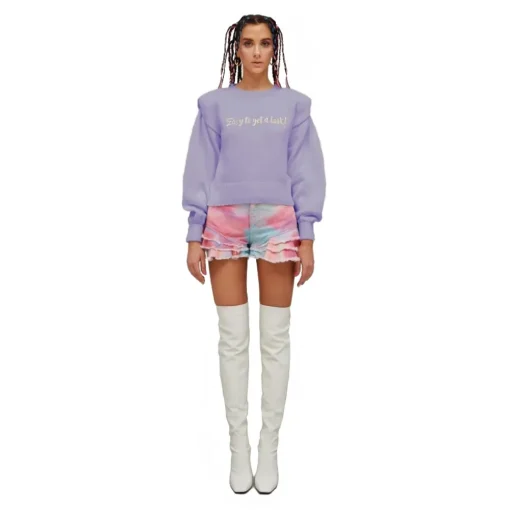 Teen Idol - Antares Sweater - Lilac - Sweaters - Teen-Ager - Luxury Exclusive Collection - Avvenice