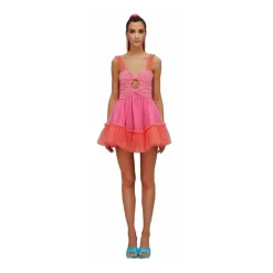 Teen Idol - Gemini Tulle Mini Dress - Pink - Dresses - Teen-Ager - Luxury Exclusive Collection - Avvenice^ Dresses