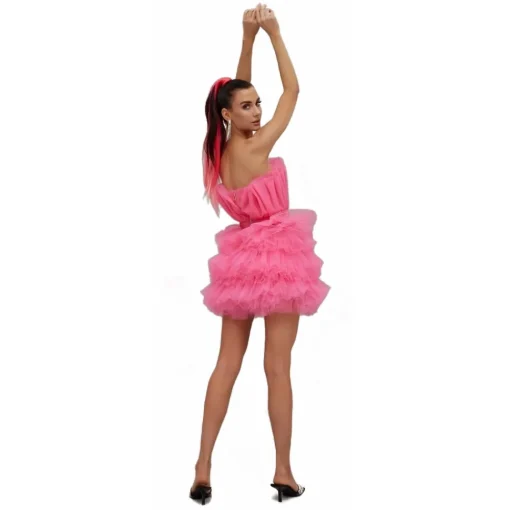 Teen Idol - Mimosa Tulle Mini Dress - Pink - Dresses - Teen-Ager - Luxury Exclusive Collection - Avvenice^ Dresses