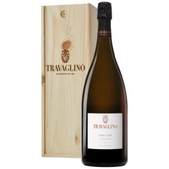 Tenuta Travaglino - Gran Cuvèe Magnum - Wooden Box - Blanc De Noir Classic Method Brut D.O.C.G. - 1,5 l - Avvenice^ Wines