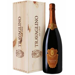 Tenuta Travaglino - Gran Cuvèe Magnum - Wooden Box - Blanc De Noir Classic Method Brut D.O.C.G. - 1,5 l - Avvenice^ Wines