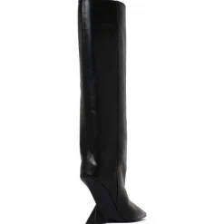 The Attico - Black Cheope Tube Boot - Exclusive Luxury Collection - Avvenice^ Shoes
