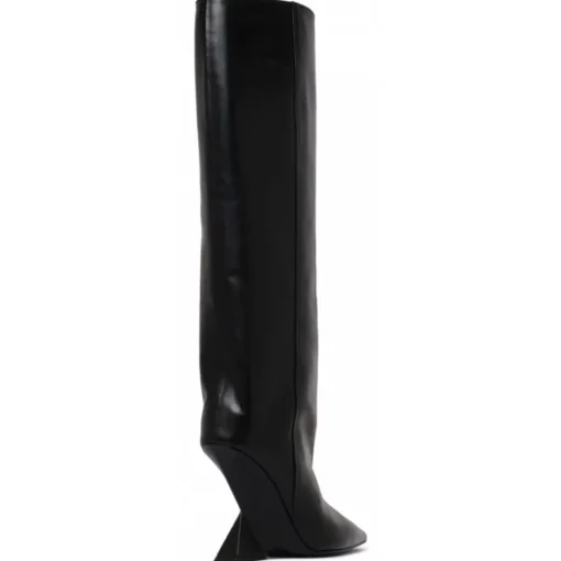The Attico - Black Cheope Tube Boot - Exclusive Luxury Collection - Avvenice^ Shoes