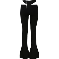 The Attico - Black Cut Out Flared Trousers - Exclusive Luxury Collection - Avvenice^ Trousers