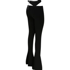 The Attico - Black Cut Out Flared Trousers - Exclusive Luxury Collection - Avvenice^ Trousers