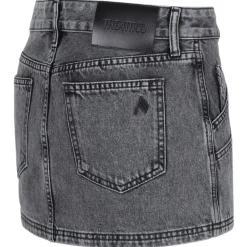 The Attico - Black Denim Mini Skirt - Exclusive Luxury Collection - Avvenice^ Skirts