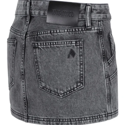 The Attico - Black Denim Mini Skirt - Exclusive Luxury Collection - Avvenice^ Skirts