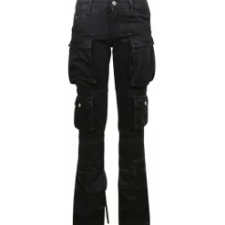The Attico - Black Essie Long Trousers - Exclusive Luxury Collection - Avvenice
