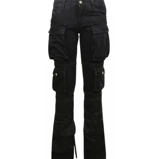 The Attico - Black Essie Long Trousers - Exclusive Luxury Collection - Avvenice