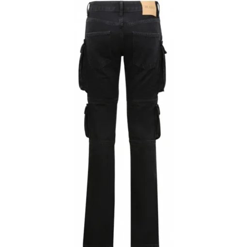 The Attico - Black Essie Long Trousers - Exclusive Luxury Collection - Avvenice