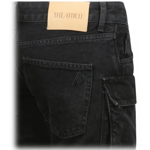 The Attico - Black Essie Long Trousers - Exclusive Luxury Collection - Avvenice