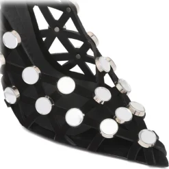 The Attico - Black Grid Pumps - Exclusive Luxury Collection - Avvenice^ Shoes