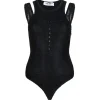 The Attico - Black Layered Tank Top - Exclusive Luxury Collection - Avvenice