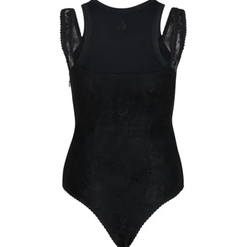 The Attico - Black Layered Tank Top - Exclusive Luxury Collection - Avvenice