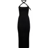 The Attico - Black Midi Dress - Exclusive Luxury Collection - Avvenice