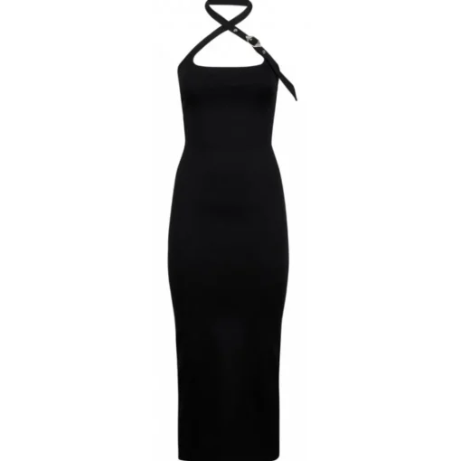 The Attico - Black Midi Dress - Exclusive Luxury Collection - Avvenice