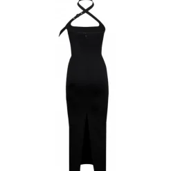 The Attico - Black Midi Dress - Exclusive Luxury Collection - Avvenice