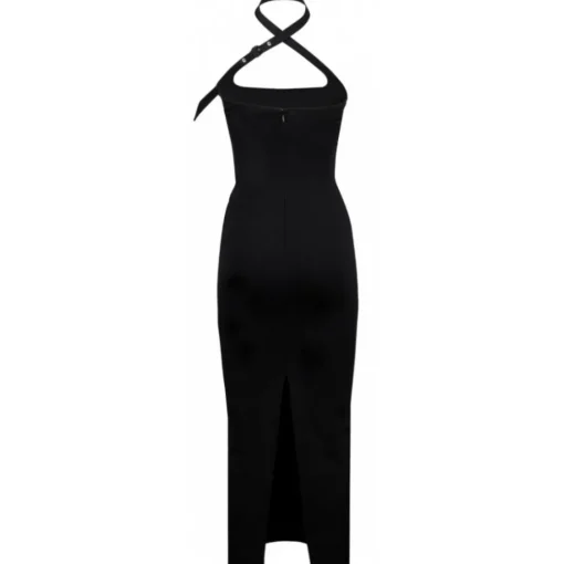 The Attico - Black Midi Dress - Exclusive Luxury Collection - Avvenice