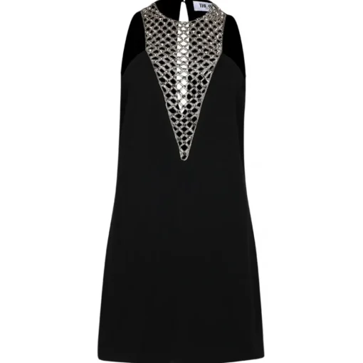 The Attico - Black Mini Dress - Exclusive Luxury Collection - Avvenice