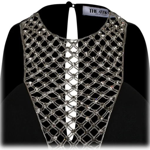 The Attico - Black Mini Dress - Exclusive Luxury Collection - Avvenice