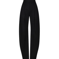 The Attico - Black Pleated Trousers - Exclusive Luxury Collection - Avvenice