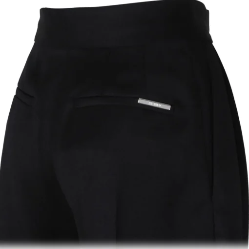 The Attico - Black Pleated Trousers - Exclusive Luxury Collection - Avvenice
