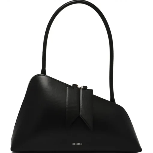The Attico - Black Sunrise Shoulder Bag - Exclusive Luxury Collection - Avvenice