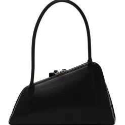 The Attico - Black Sunrise Shoulder Bag - Exclusive Luxury Collection - Avvenice