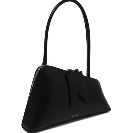 The Attico - Black Sunrise Shoulder Bag - Exclusive Luxury Collection - Avvenice