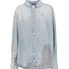 The Attico - Light Blue Denim Shirt - Exclusive Luxury Collection - Avvenice^ Shirts