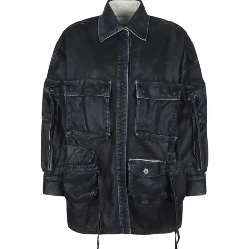 The Attico - Multi Pocket Denim Jacket - Exclusive Luxury Collection - Avvenice^ Jackets