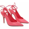 The Attico - Peach Calf Leather Strap Detail Pumps - Exclusive Luxury Collection - Avvenice