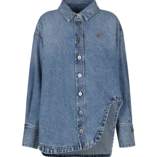 The Attico - Sky Blue Diana Shirt - Exclusive Luxury Collection - Avvenice^ Shirts