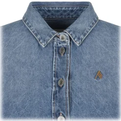 The Attico - Sky Blue Diana Shirt - Exclusive Luxury Collection - Avvenice^ Shirts