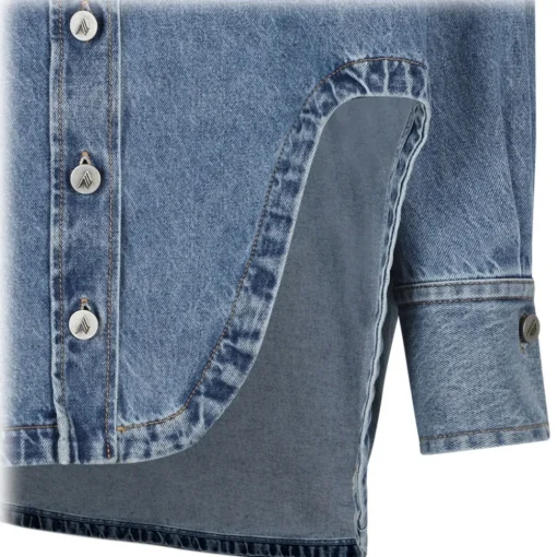 The Attico - Sky Blue Diana Shirt - Exclusive Luxury Collection - Avvenice^ Shirts